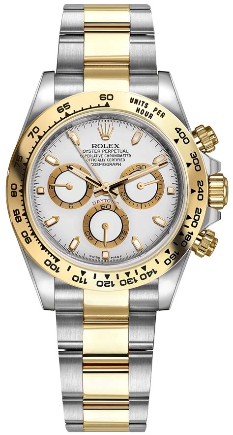 rolex cosmograph daytona steel and gold 116503 white index oyster|rolex chronograph specs.